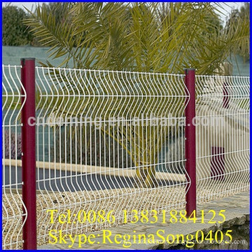 Temporary fence of hot dipped galvanized surface treatment